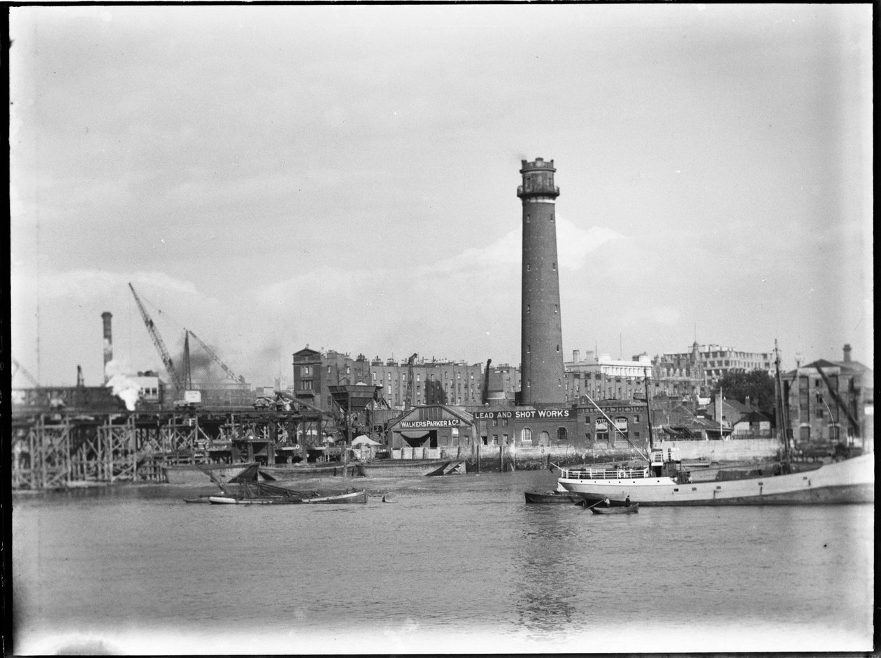 Shot Tower and Lead Works, Belvedere Road, Lambeth, Greater London Authority, 1936. alkotó: Charles William Prickett