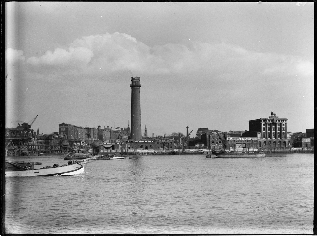 Shot Tower and Lead Works, Belvedere Road, Lambeth, Greater London Authority, 1936. alkotó: Charles William Prickett