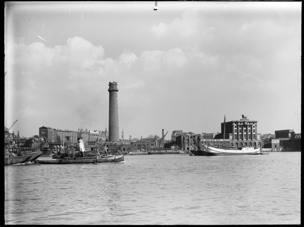 Shot Tower and Lead Works, Belvedere Road, Lambeth, Greater London Authority, 1936. alkotó: Charles William Prickett
