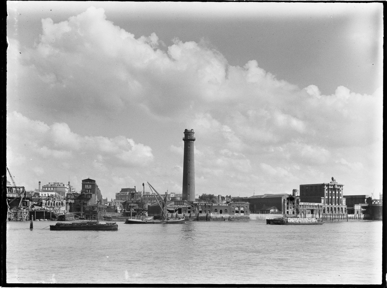 Shot Tower and Lead Works, Belvedere Road, Lambeth, Greater London Authority, 1936. alkotó: Charles William Prickett