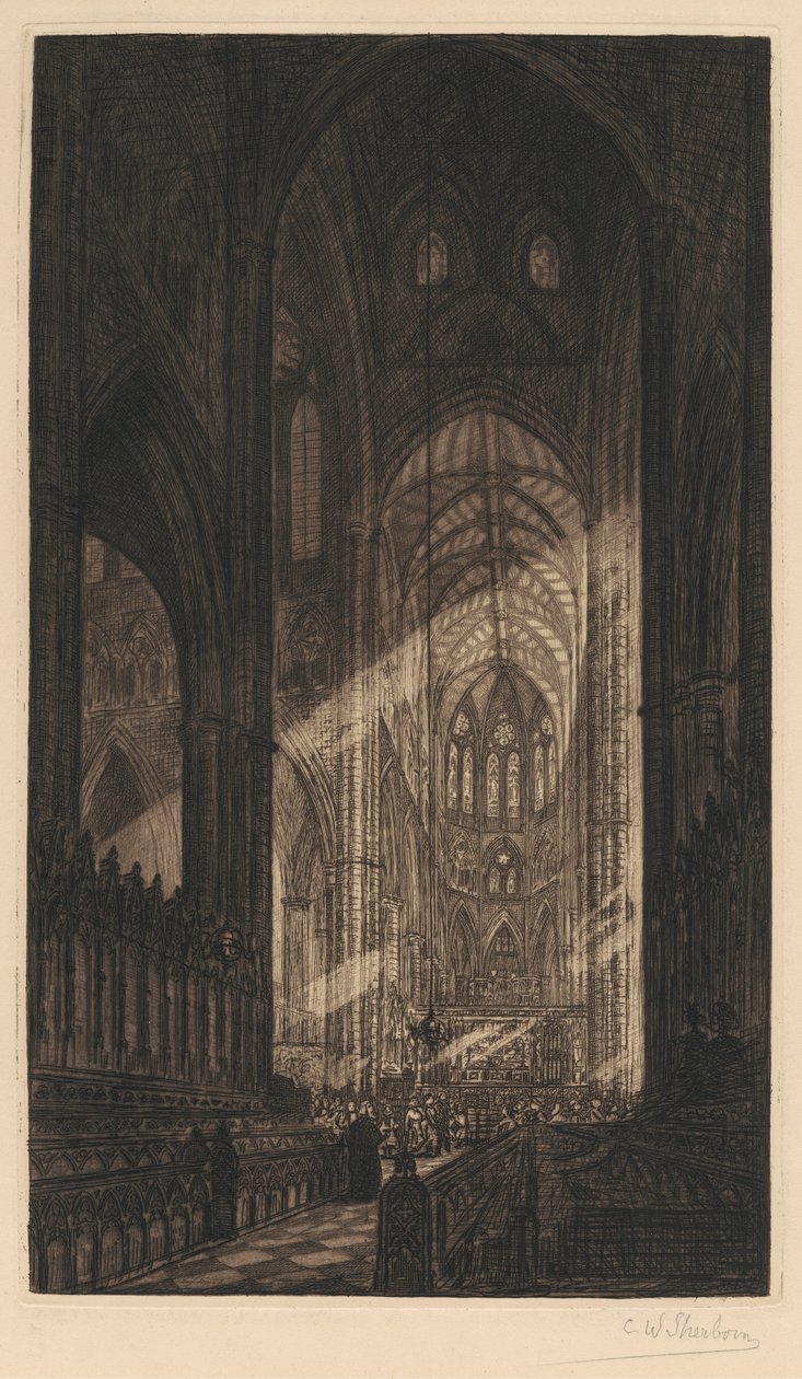 Westminster apátság alkotó: Charles William Sherborn
