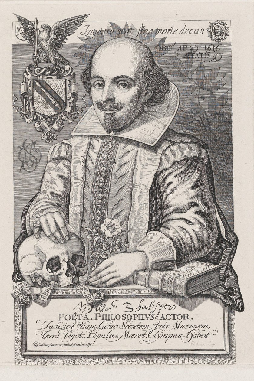 William Shakespeare, 1876. alkotó: Charles William Sherborn