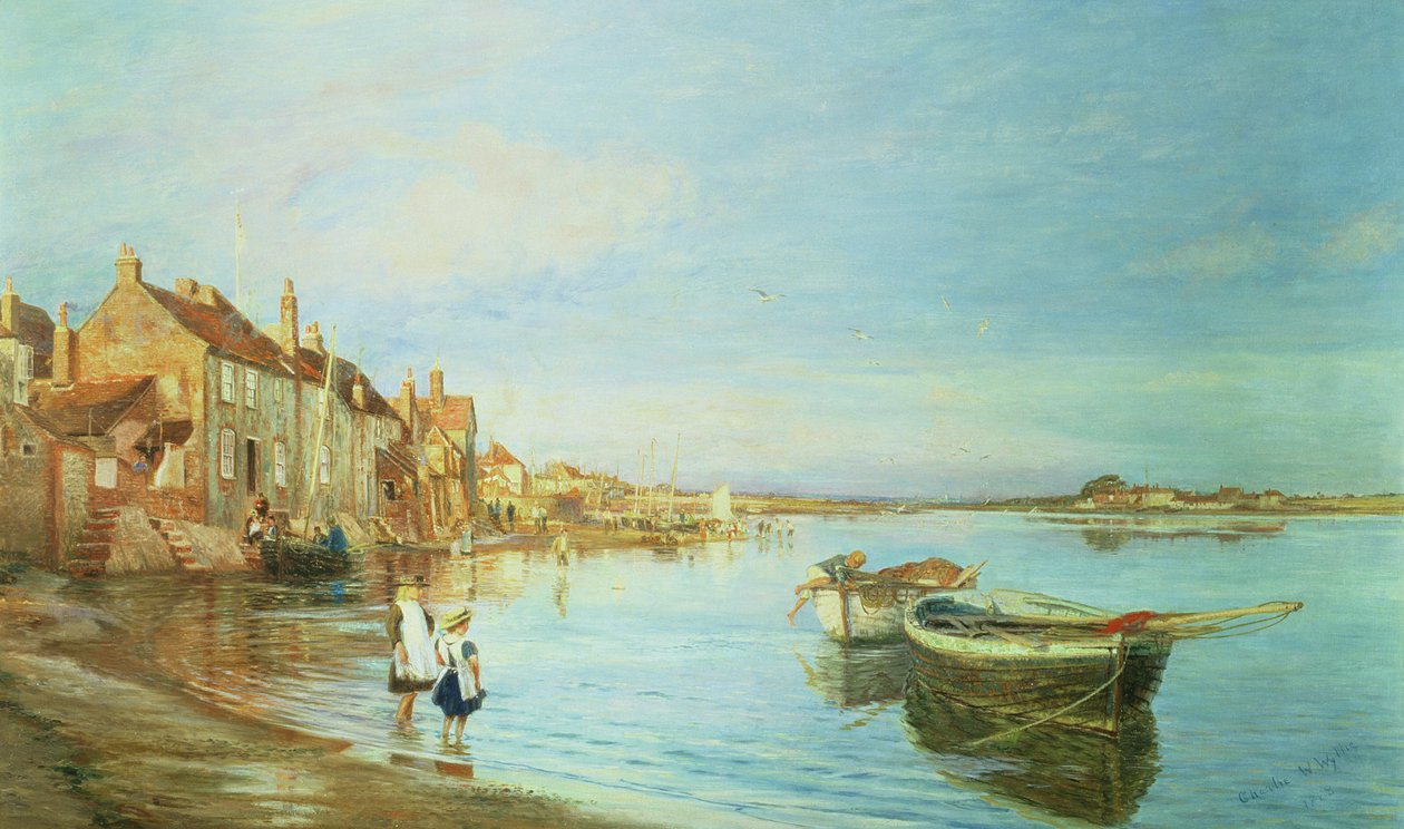 Mindezt egy nyári napon, Boshamben, Sussexben, 1888 alkotó: Charles William Wyllie