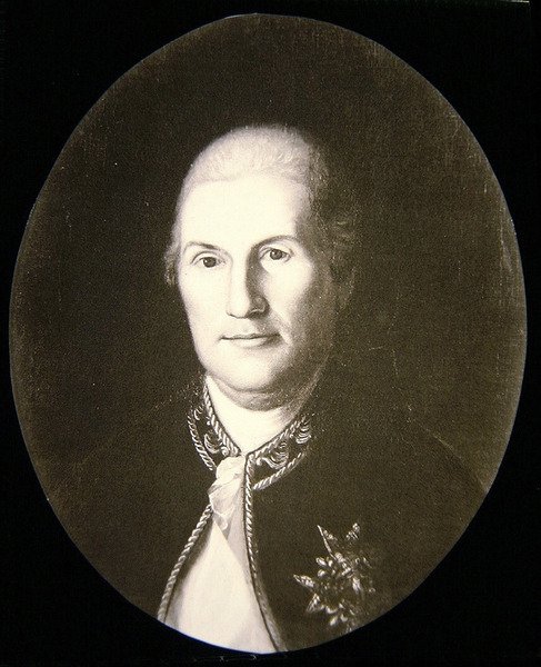 The Comte de Rochambeau (litho) alkotó: Charles Willson (after) Peale