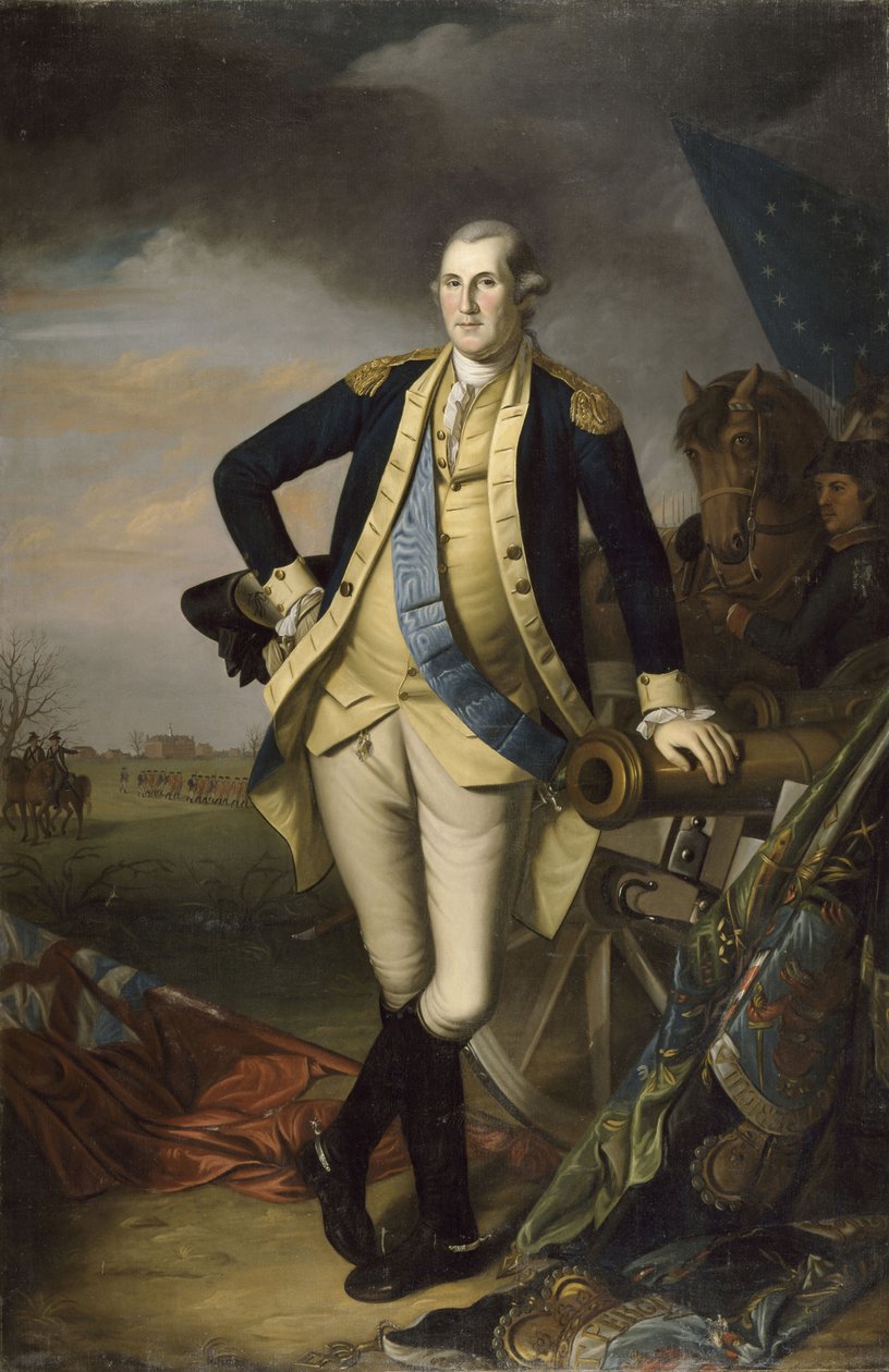 George Washington a princetoni csata után, 1777. január 3-án alkotó: Charles Willson Peale