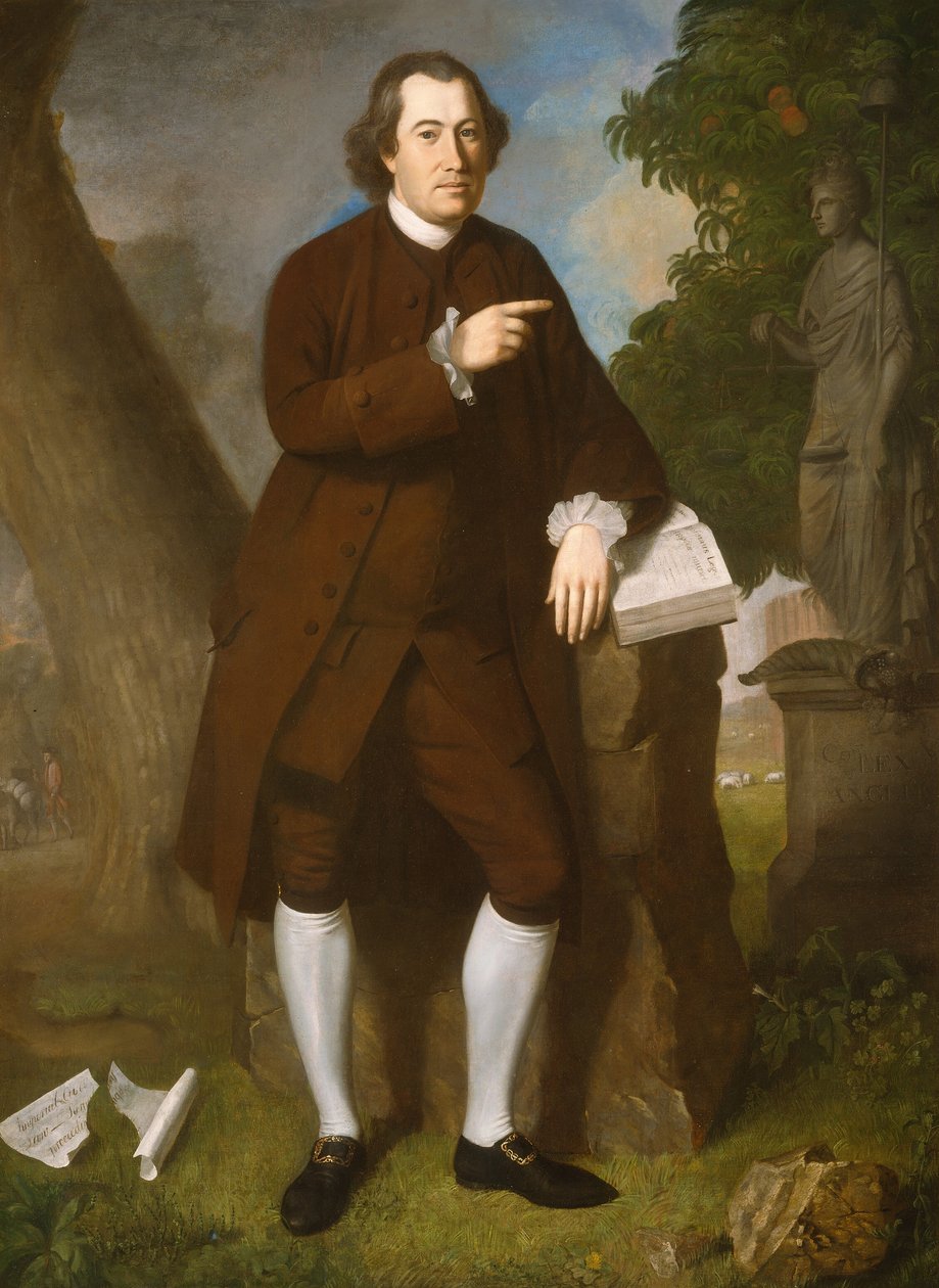 John Beale Bordley, 1770. alkotó: Charles Willson Peale