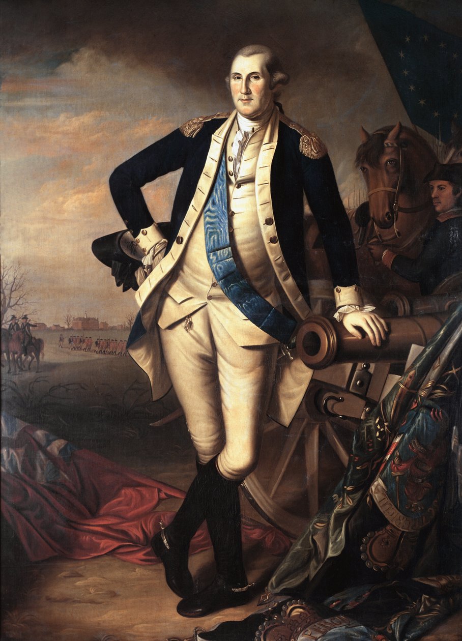 George Washington portréja a princetoni csata után, január 3 alkotó: Charles Willson Peale