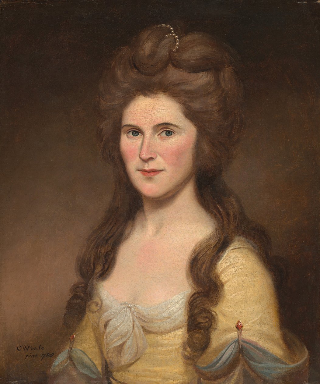 Rebecca Bryan White Mrs. John White, 1788. alkotó: Charles Willson Peale