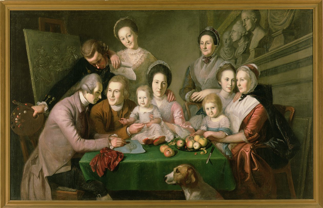 A Peale család, 1770-3 alkotó: Charles Willson Peale