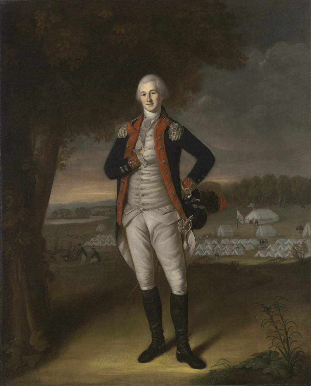 Walter Stewart, 1781 alkotó: Charles Willson Peale