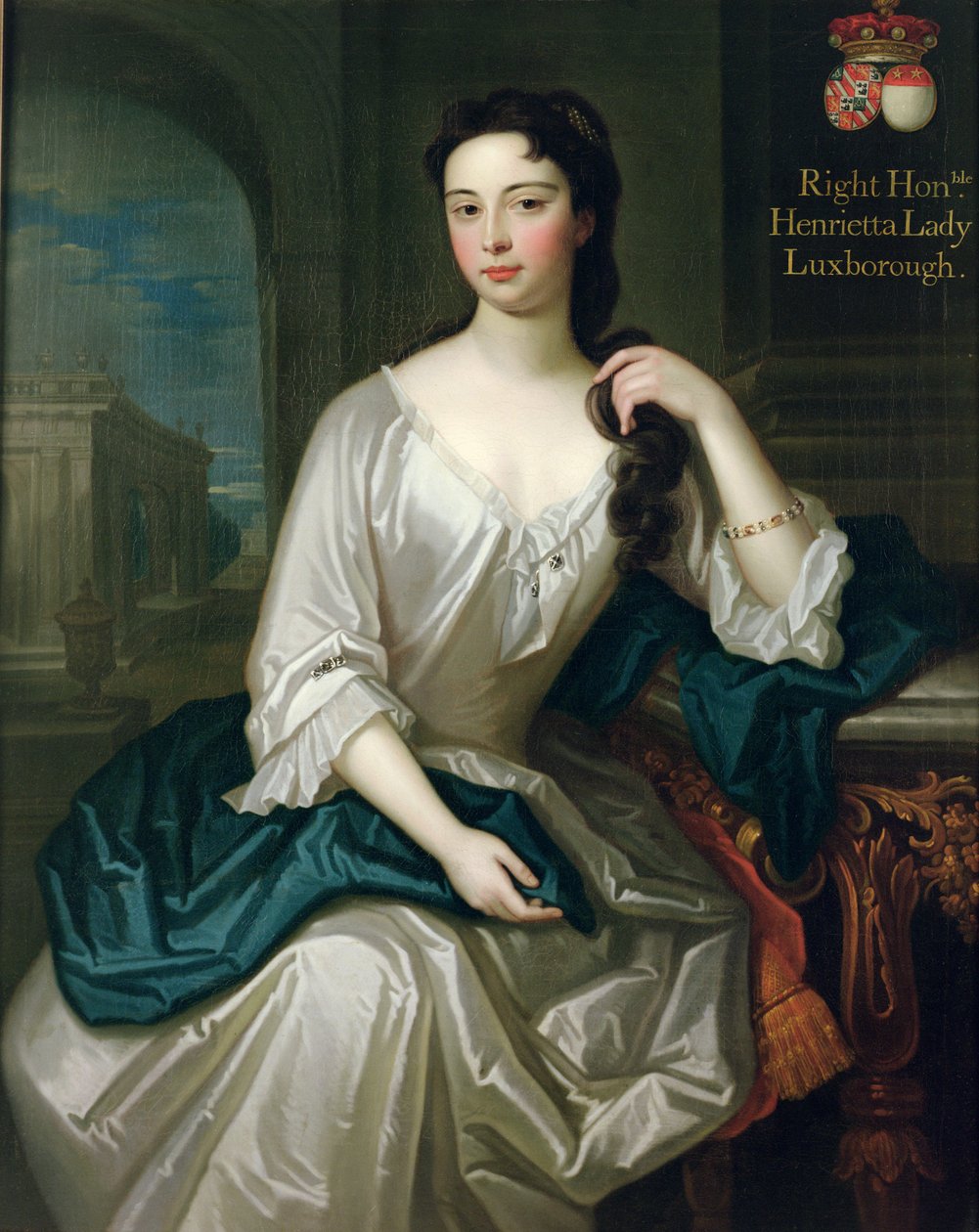 Henrietta, Henry lánya, Szent János 1. vikomt, 1727-ben házasodott meg, Robert Knight portréja, 1745-ben megalkotta a shannoni Luxborough bárót. alkotó: Charles d Agar
