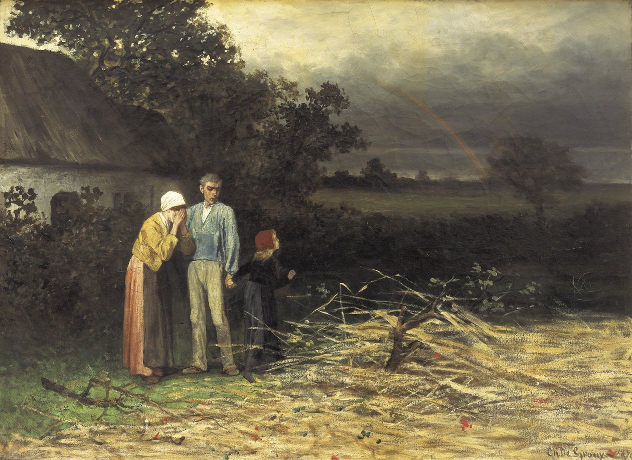 Az elveszett Recolte alkotó: Charles de (1825 70) Groux