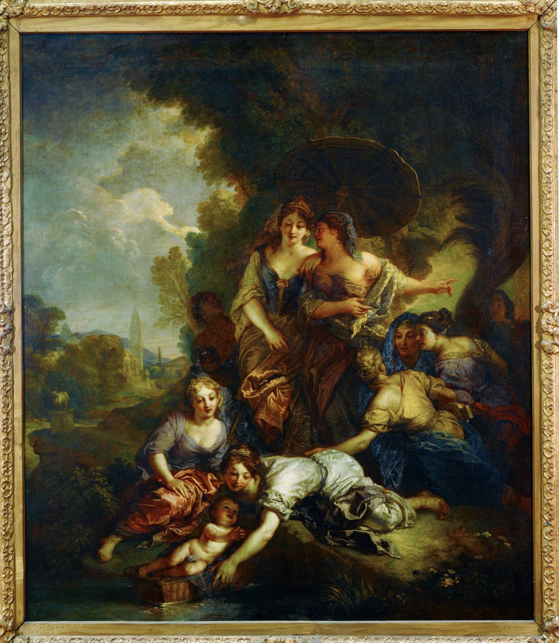 Moise sauve des eaux - Mózes megmenekült a folyóból ... alkotó: Charles de Lafosse