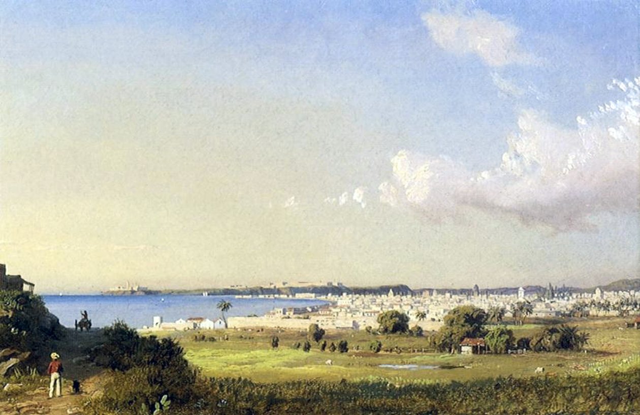 Havanna-öböl, Kuba. 1854-61 körül alkotó: Charles de Wolfe Brownell
