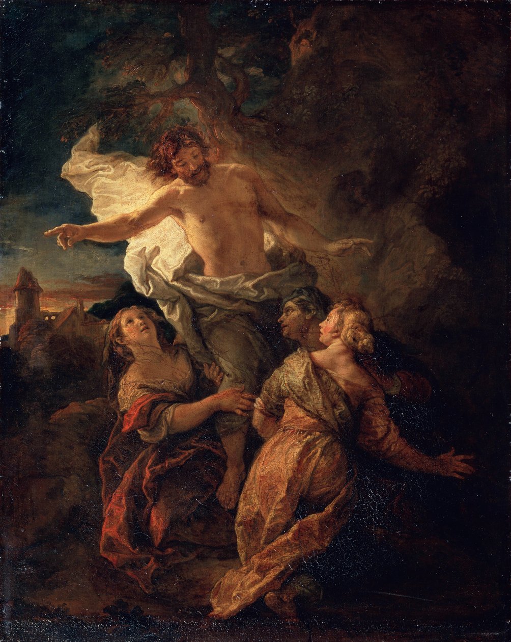 Krisztus és a szent asszonyok, 1680-as évek eleje alkotó: Charles de la Fosse