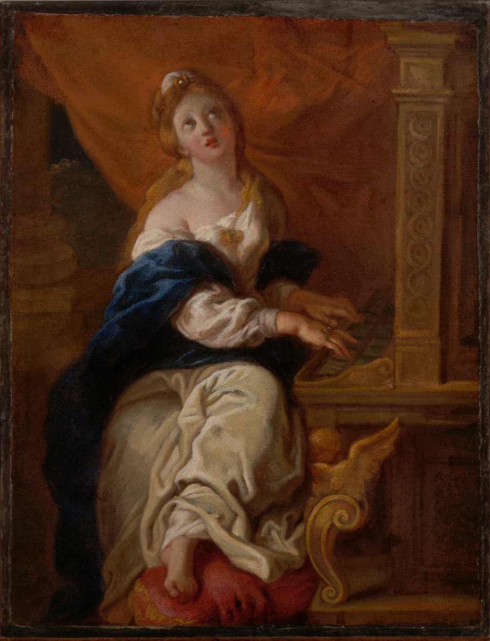 Szent Cecília alkotó: Charles de la Fosse