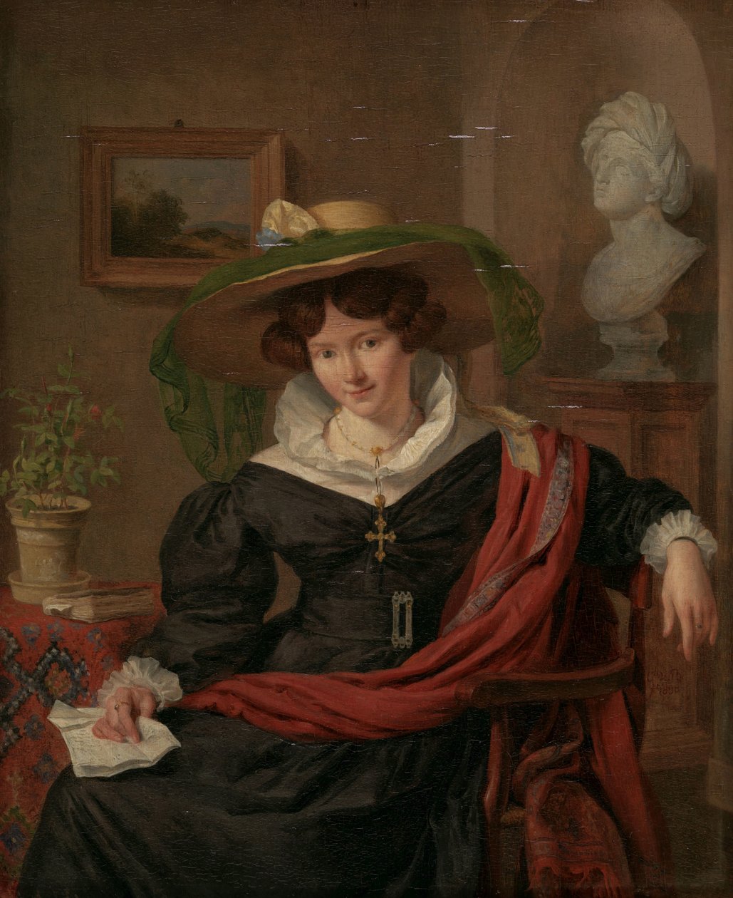 Carolina Frederica Kerst, Louis Royer feleségének portréja Carolina Frederica Kerst (1803-1883) portréja. Louis Royer felesége alkotó: Charles van Beveren