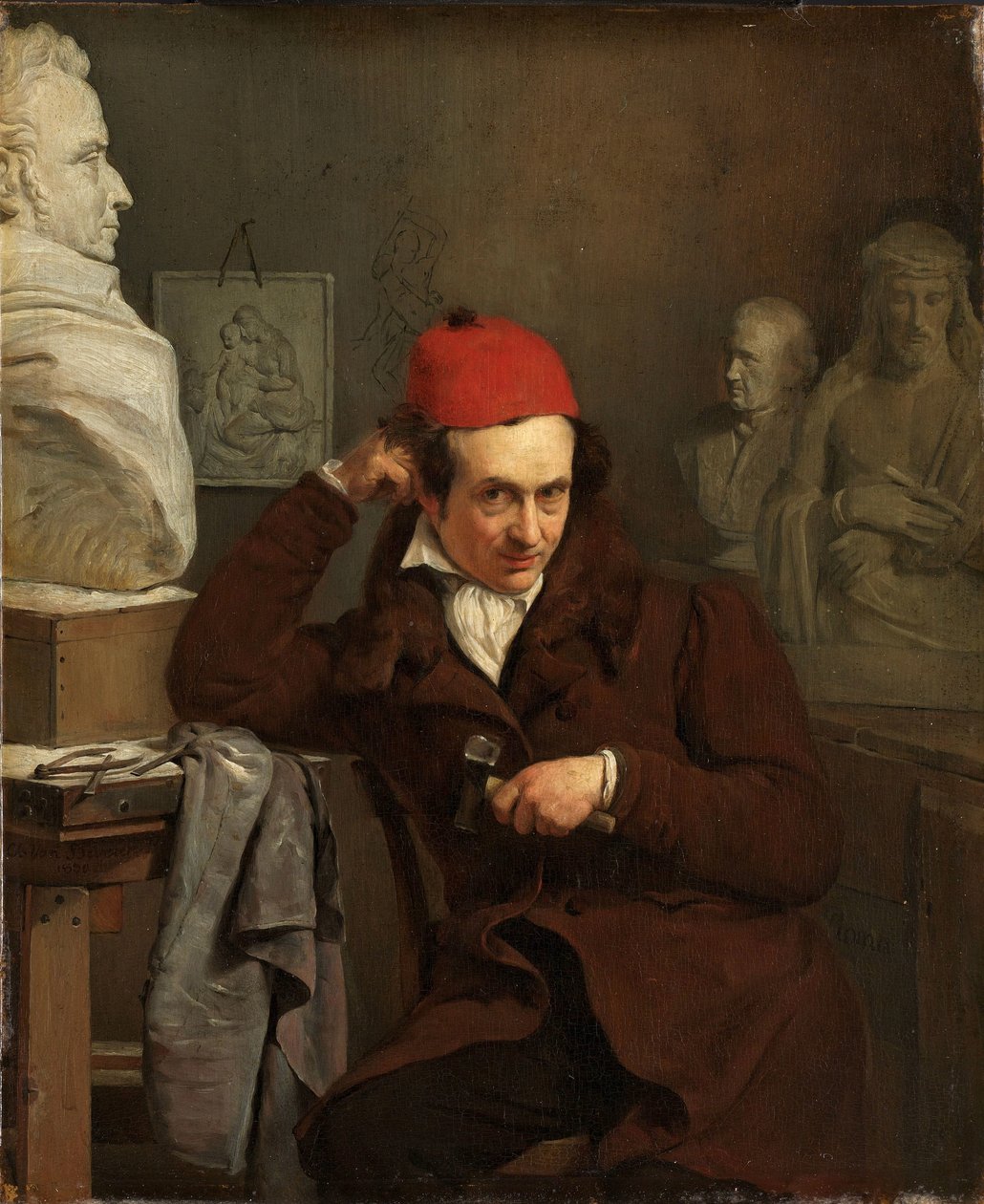 Louis Royer portréja Louis Royer (1793-1868) portréja. Szobrász alkotó: Charles van Beveren