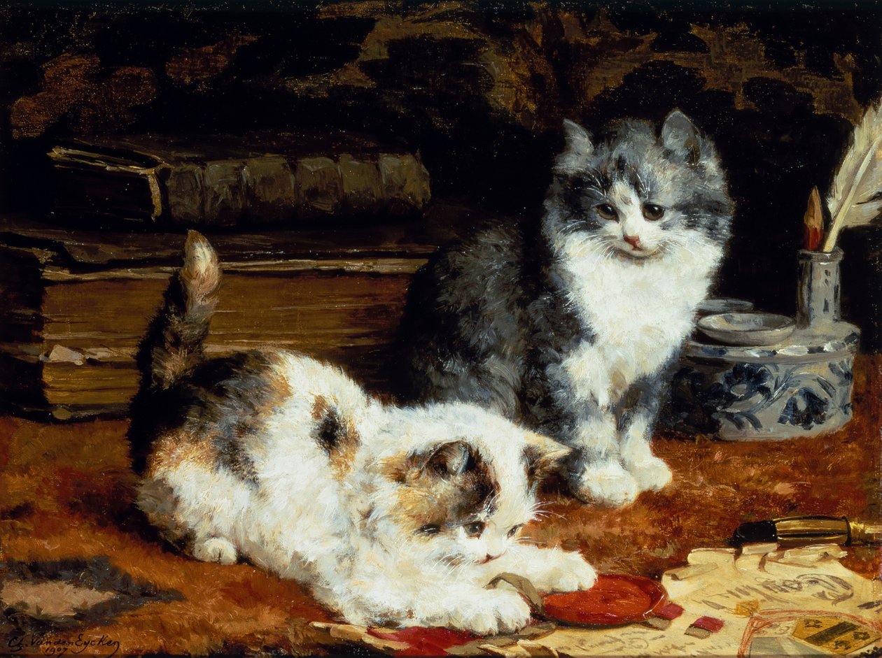Aláírva és lepecsételve alkotó: Charles van den Eycken