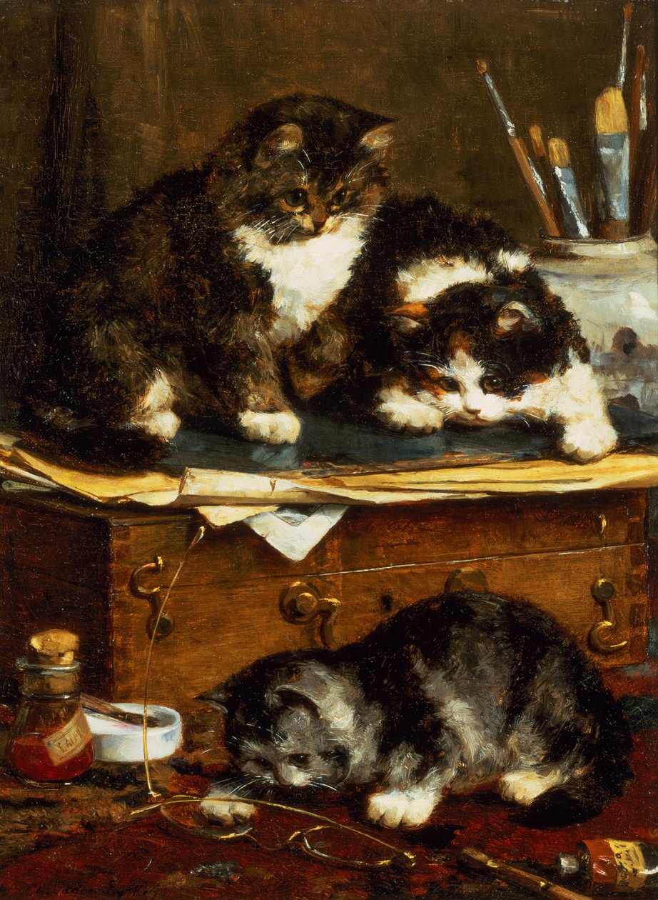 The Artists Studio (olaj, vászon) alkotó: Charles van den Eycken