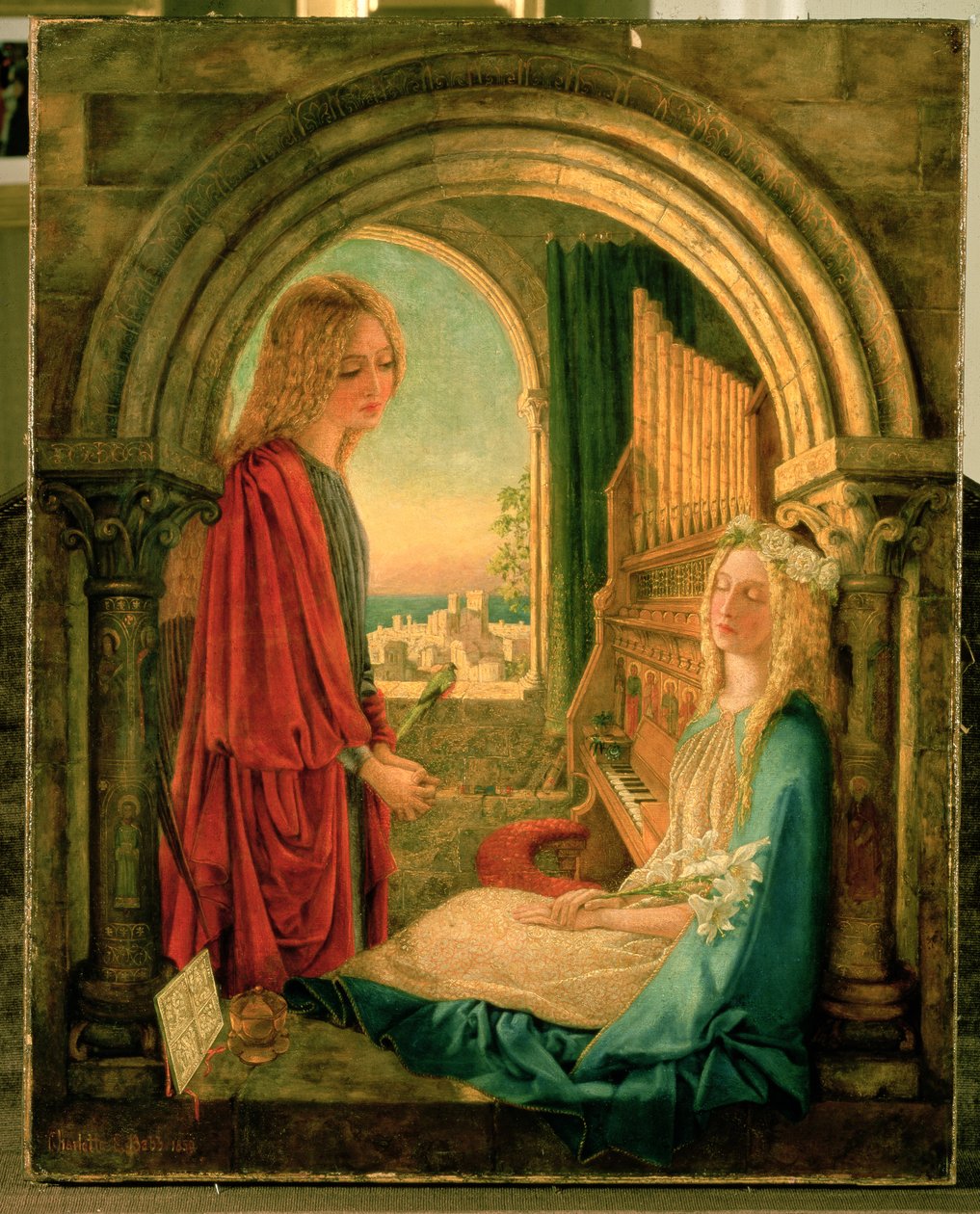 Angyali üdvözlet, 1859 alkotó: Charlotte E. Babb