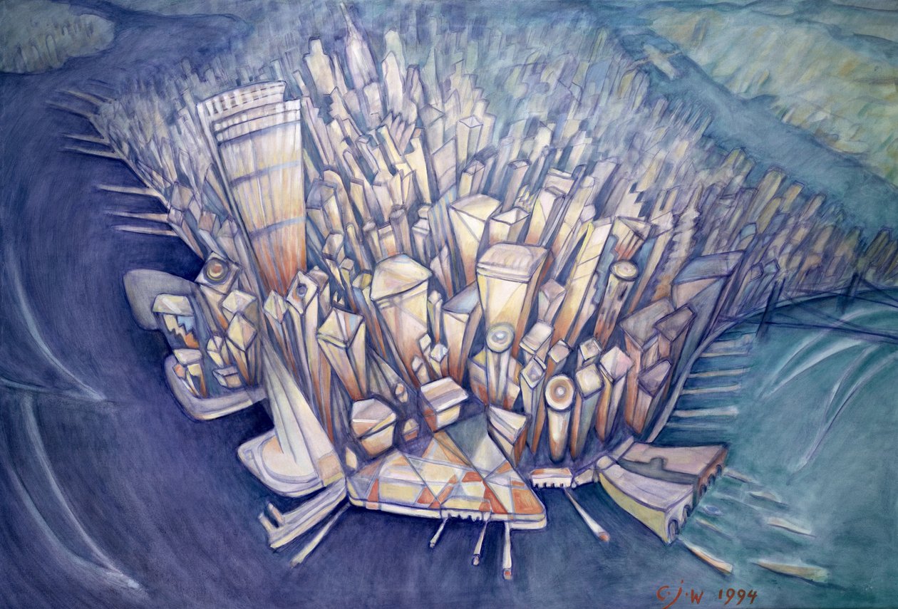 Manhattan felülről, 1994 alkotó: Charlotte Johnson Wahl
