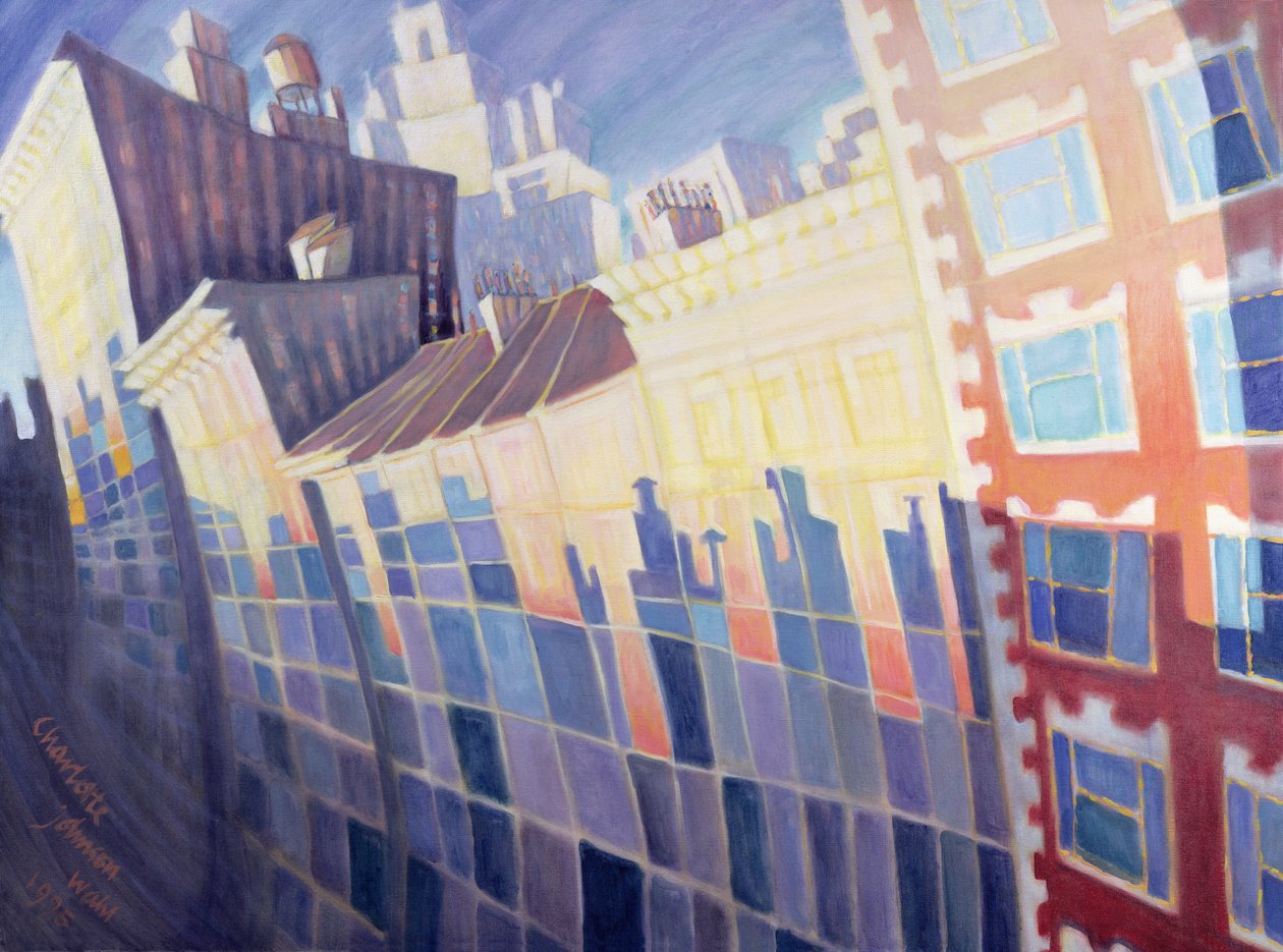 Sunset, Waverly Place, New York City, 1995 alkotó: Charlotte Johnson Wahl