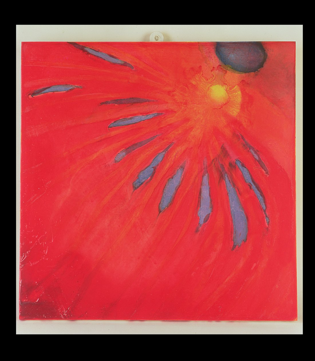 Fan Fire, 1997 (olaj és máz a gesso táblán) alkotó: Charlotte Johnstone