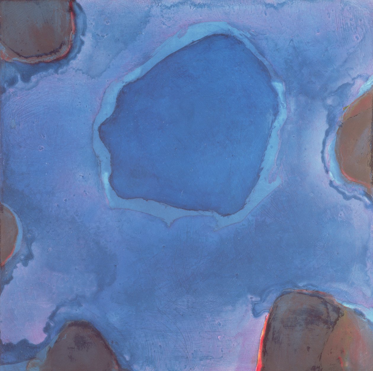 Friesian Blue, 1997 (olaj és máz gesso deszkán) alkotó: Charlotte Johnstone