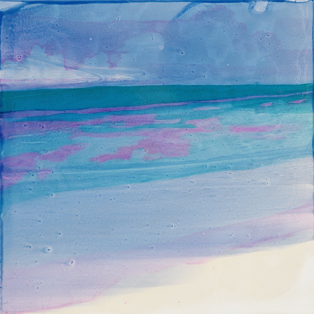 Turtle Beach, 2000 (olaj, gesso) alkotó: Charlotte Johnstone