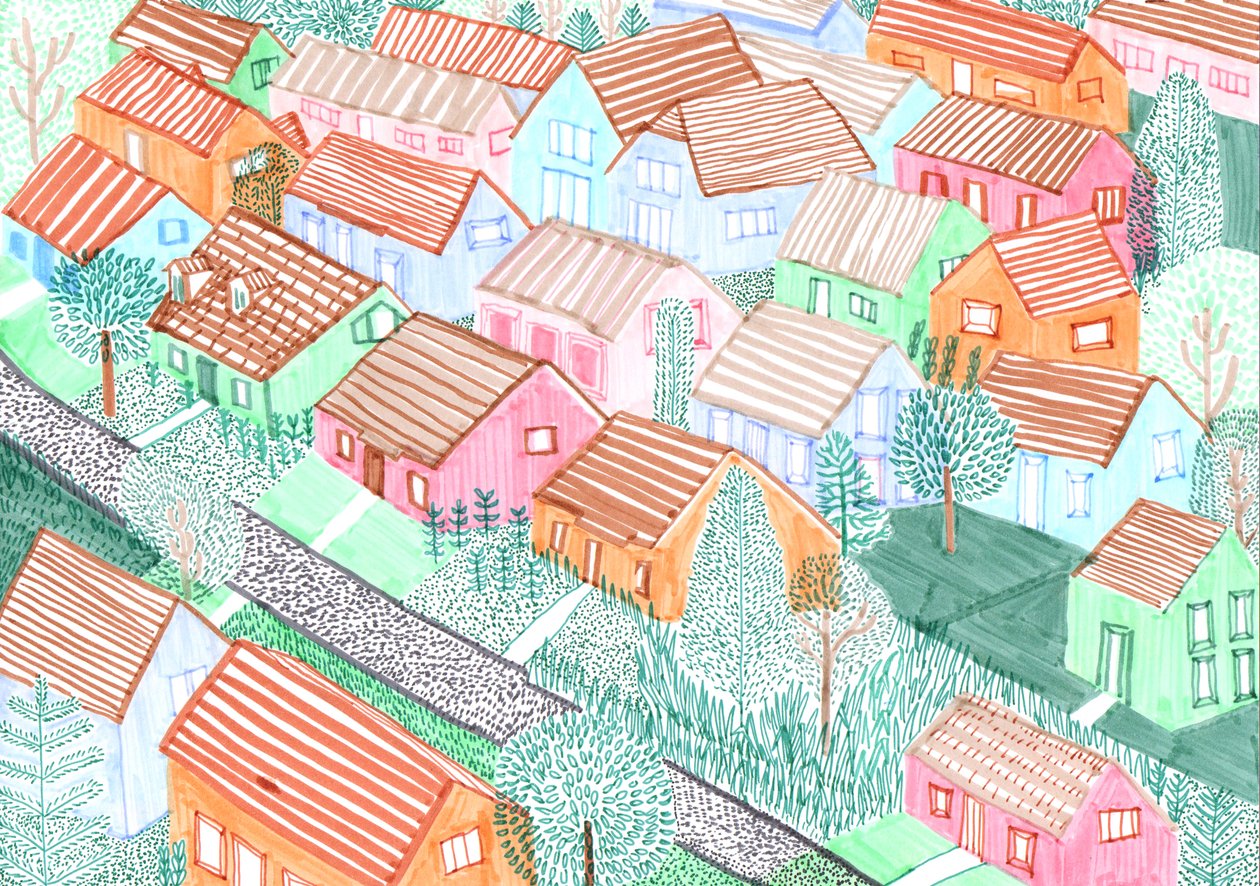 Althohenschönhausen, 2017 (ecset tollak) alkotó: Charlotte Orr