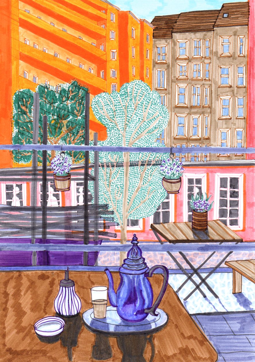 Prenzlauer Berg, 2017 (ecset tollak) alkotó: Charlotte Orr