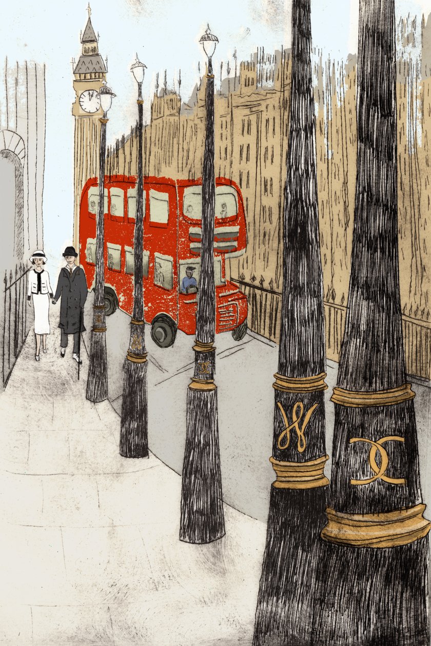 Westminster Love, 2014 (szárazpontos maratás és digitális) alkotó: Charlotte Orr