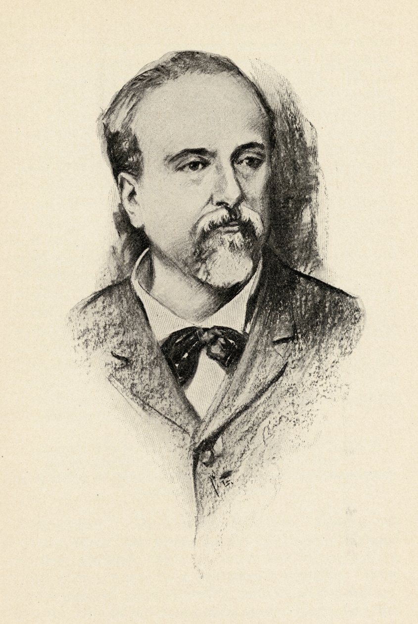 Emmanuel Chabrier (1842-94) illusztrációja Olin Downes „A zene csábítása” című művéből, 1922 alkotó: Chase Emerson