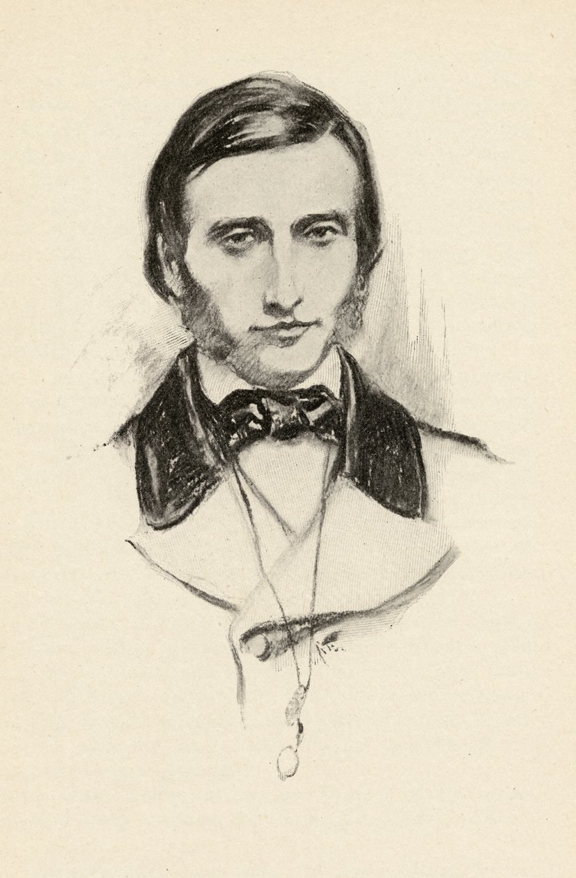 Jacques Offenbach (1819-90) illusztrációja Olin Downes „A zene csábítása” című művéből, 1922 alkotó: Chase Emerson