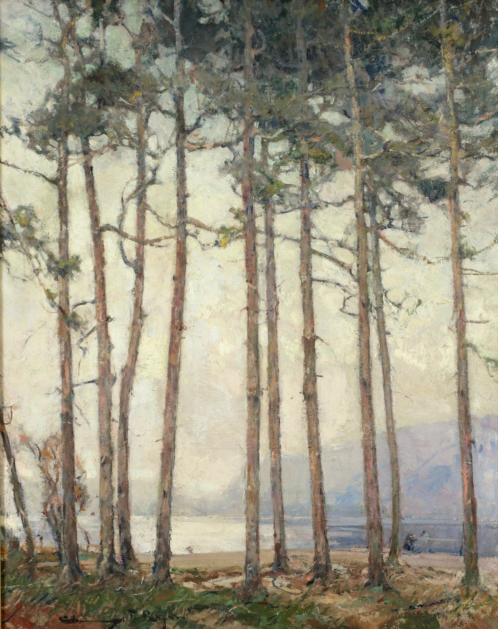 Phantom Lake (olaj) alkotó: Chauncey Foster Ryder