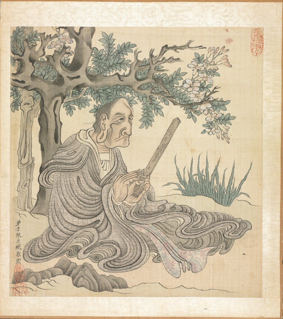 Festmények az ókori mesterek után: A Lohan [Kuan-hsiu nyomán] alkotó: Chen Hongshou