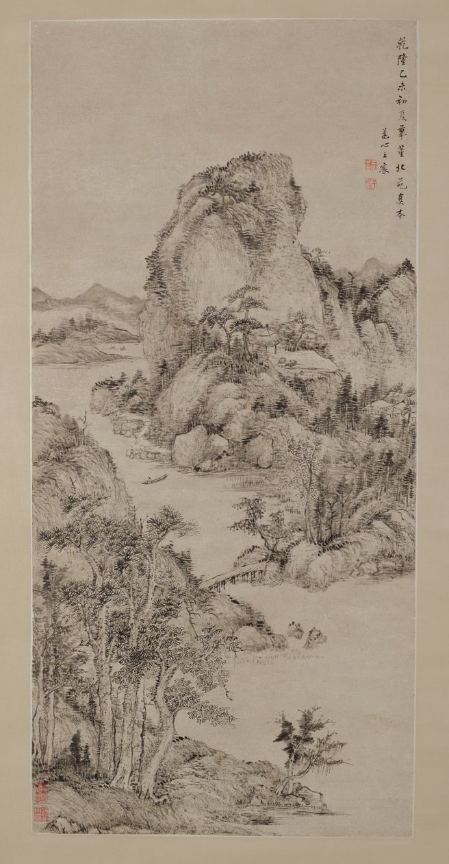 Táj Dong Yuan után alkotó: Chen Wang