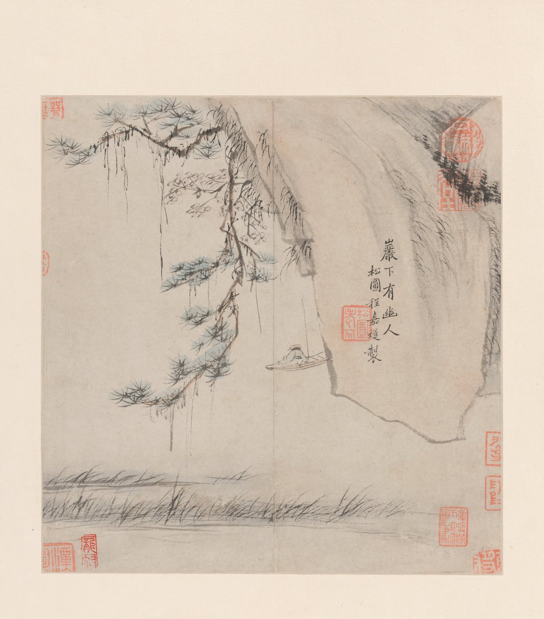 Két táj. alkotó: Cheng Jiasui