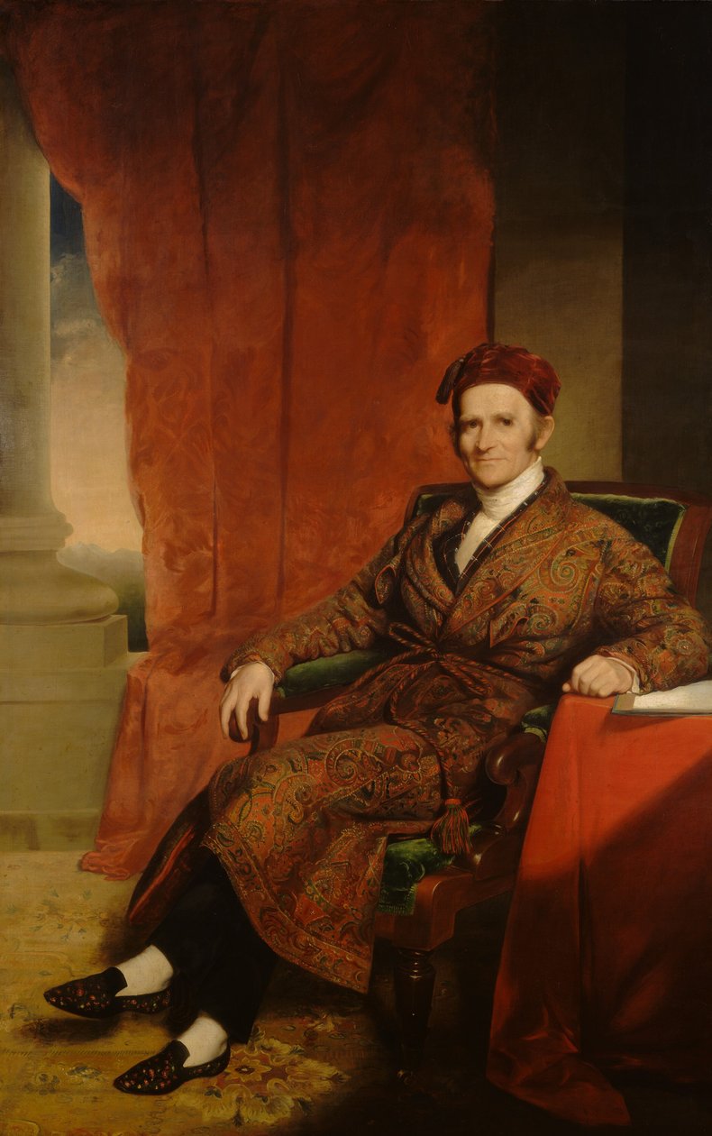 Amos Lawrence, c. 1845. alkotó: Chester Harding