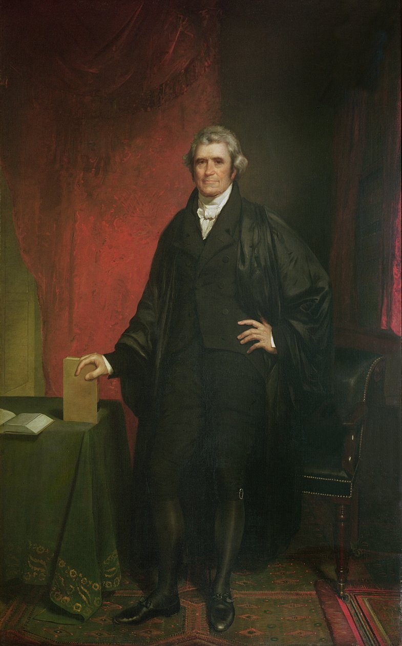 Marshall főbíró (1755-1835) alkotó: Chester Harding
