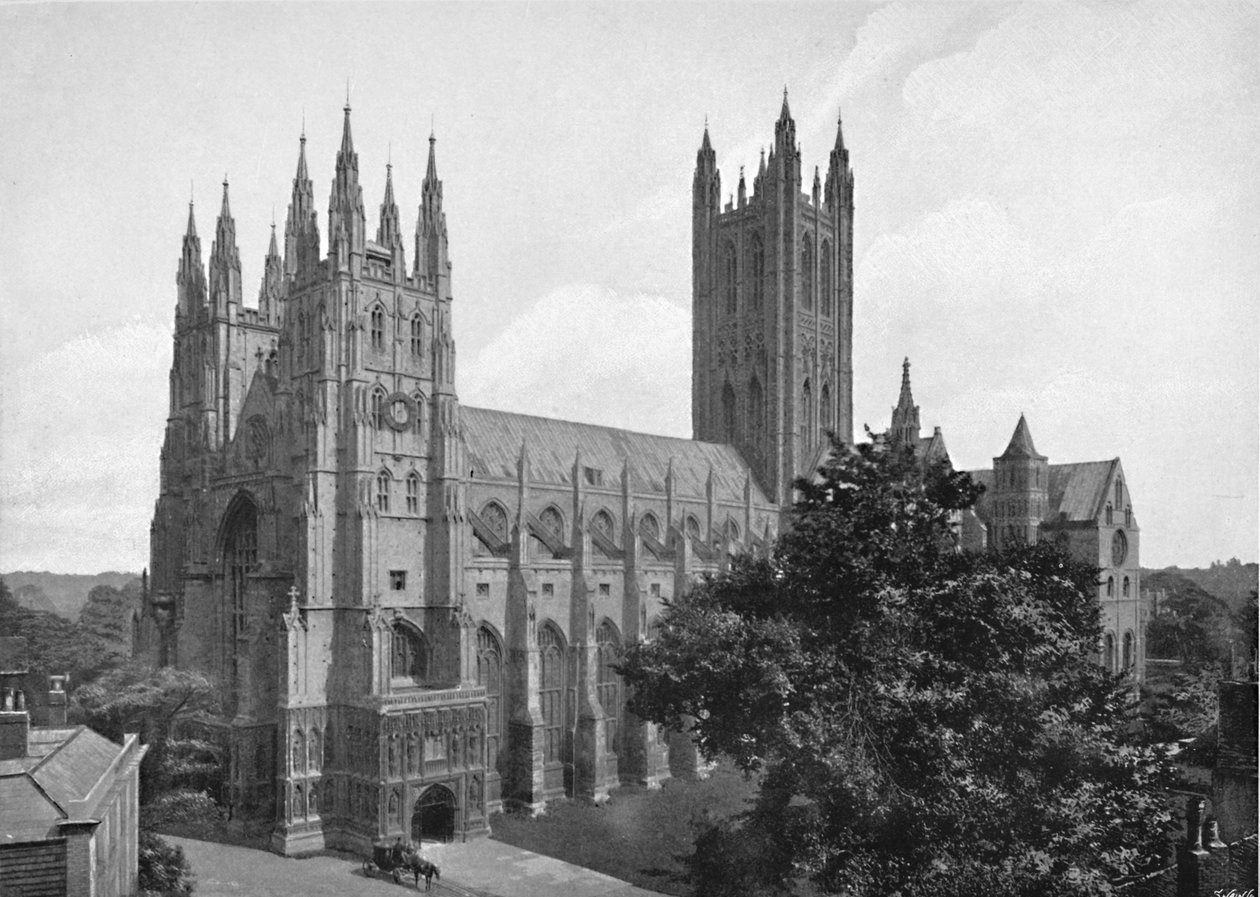 Canterbury katedrális, 1896 alkotó: Chester Vaughan