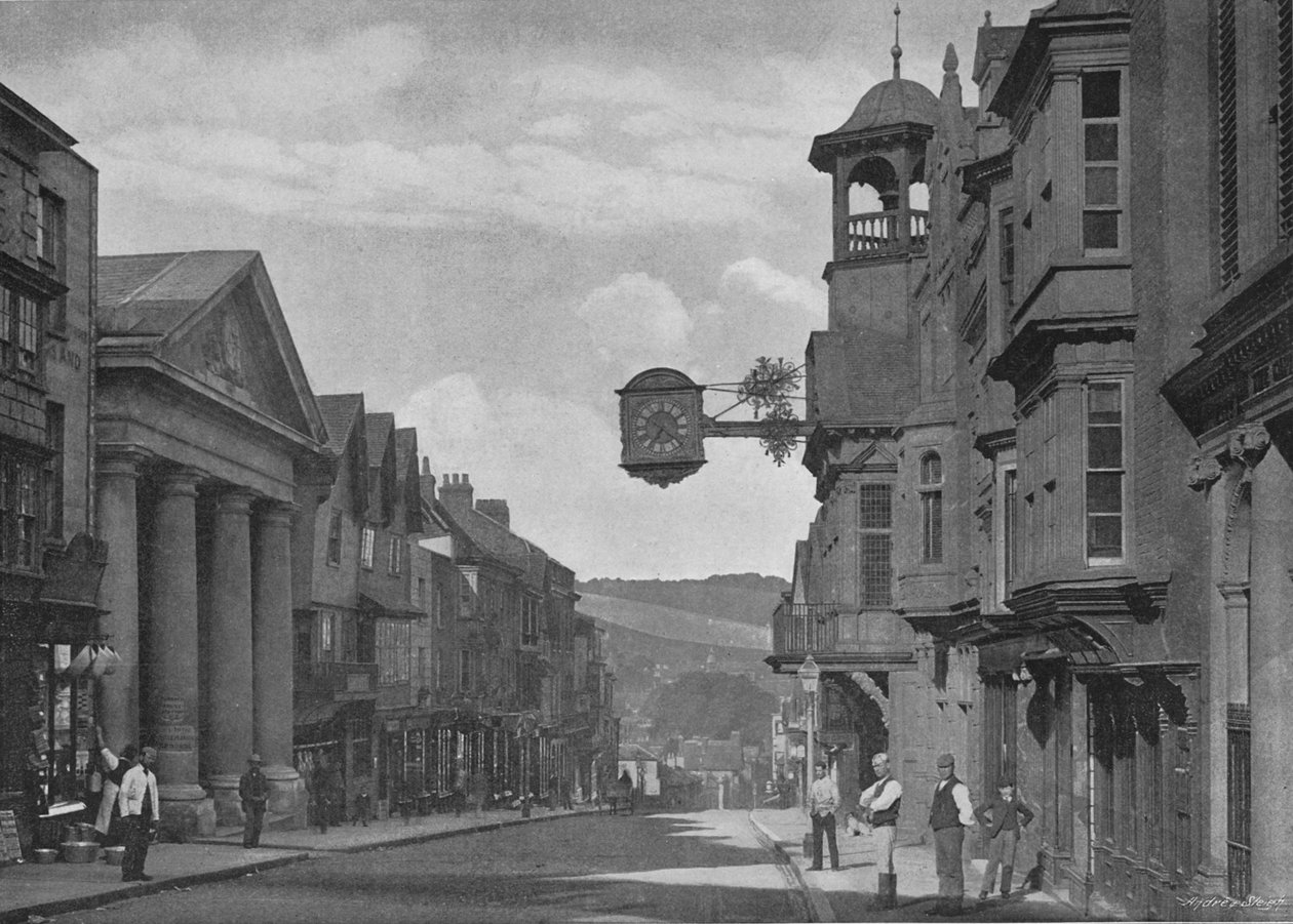 High Street, Guildford, 1896 alkotó: Chester Vaughan