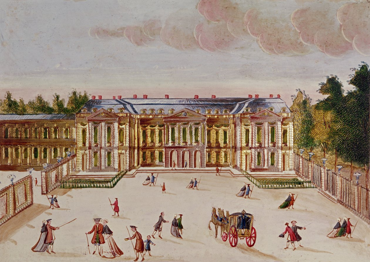 A Chateau de Choisy, az udvar felőli oldalon alkotó: Chevalier