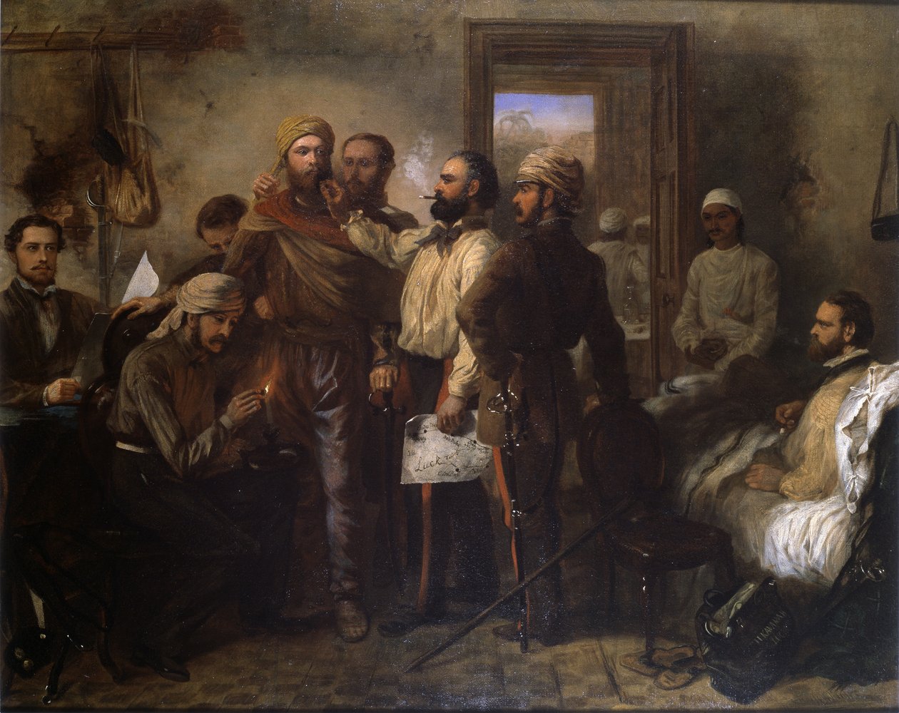 Thomas Henry Kavanagh VC (1821-82) bennszülöttnek álcázta magát az indiai lázadás során Lucknow ostrománál, 1857. november 9., 1860 körül alkotó: Chevalier Louis William Desanges