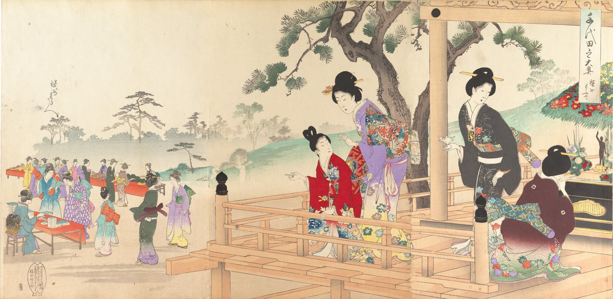 Chiyoda Castle Album of Women, 1895., 1895. alkotó: Chikanobu Yoshu