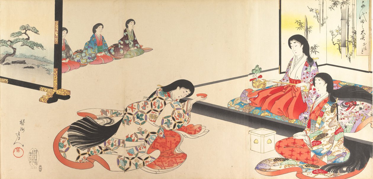 Chiyoda Castle Album of Women, 1895., 1895. alkotó: Chikanobu Yoshu