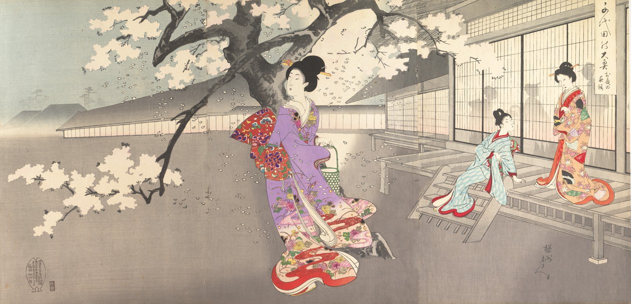 Chiyoda Castle Album of Women, 1895., 1895. alkotó: Chikanobu Yoshu