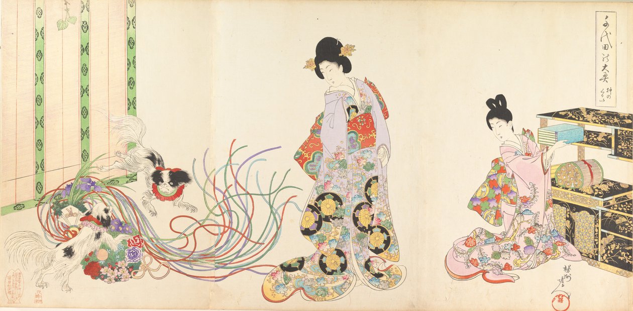 Chiyoda Castle Album of Women, 1895., 1895. alkotó: Chikanobu Yoshu