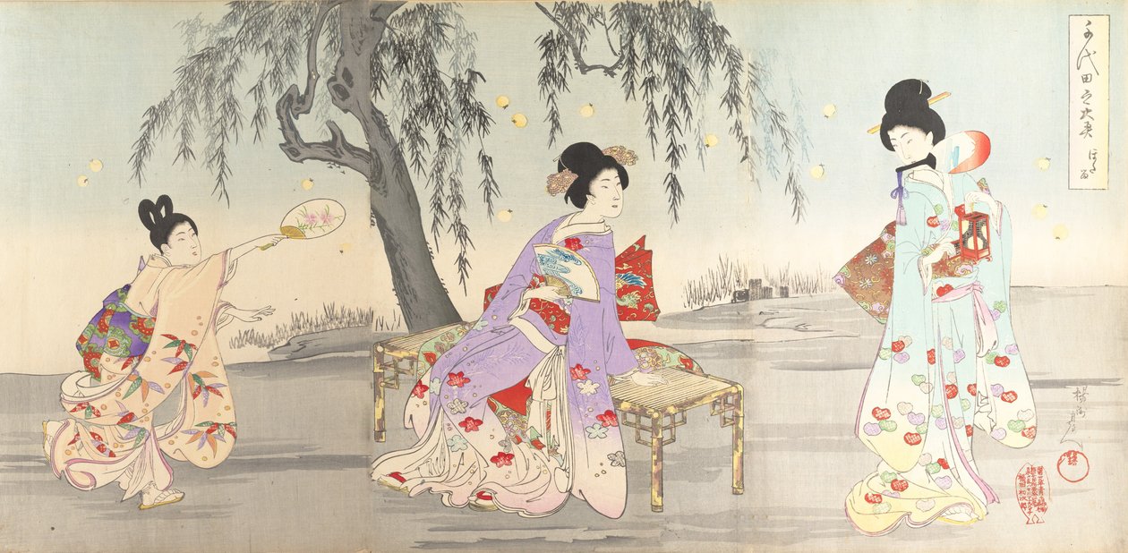 Chiyoda Castle Album of Women, 1895., 1895. alkotó: Chikanobu Yoshu